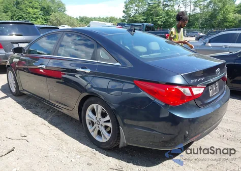 2012 Hyundai Sonata Limited z USA, uszkodzony, nr VIN 5NPEC4AC0CH418594